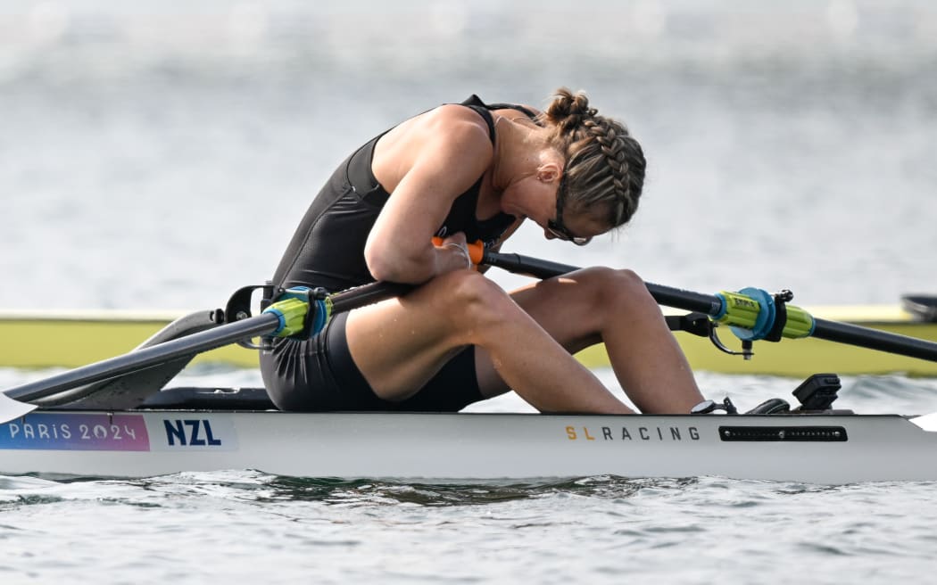 Emma Twigg during the 2024 Paris Olympics.