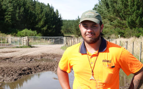 Taiwhakaea Osborne is in the second year of the Pāmu scheme.