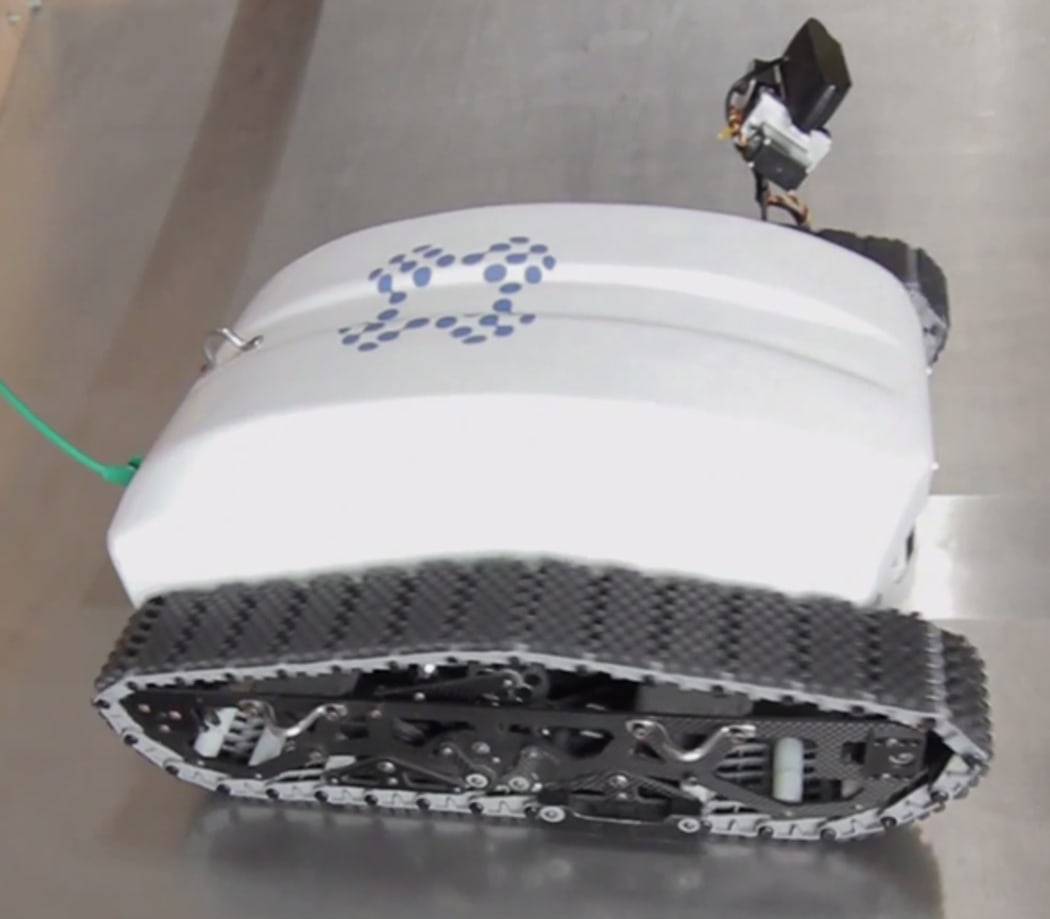 Climbing robots used for milk tank inspection are now being trialled on aircraft.