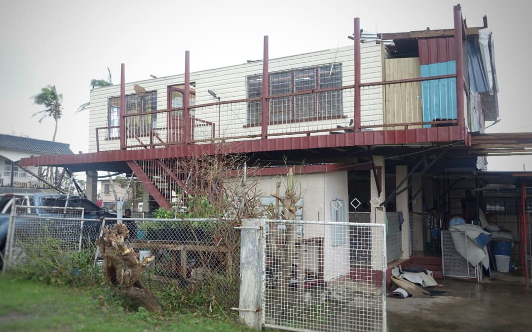 Sushal Kumar's damaged home.