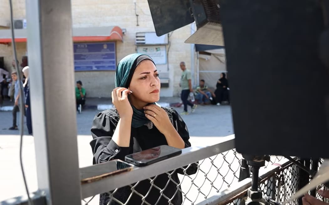 Nour Swiriki has lost many colleagues in Israeli air strikes. (ABC News)