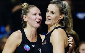 Casey Kopua and Leanna de Bruin will again make up a formidable defensive combination for the Magic.