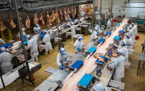 Mataura meatworks plant.