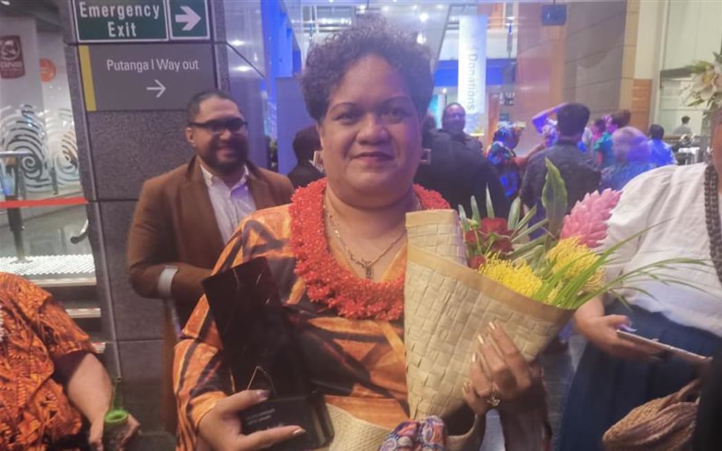 Milika Pusiaka, recipient of the Pacific Arts Heritage award, 2023.