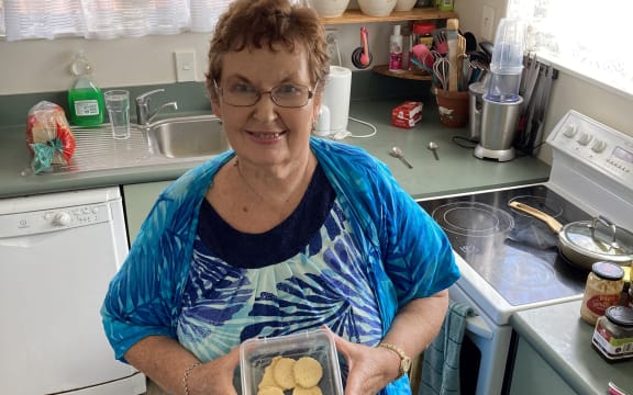 Uber driver Shelley Winiana bakes big batches of shortbread to share with her passengers while she takes them to their destination.