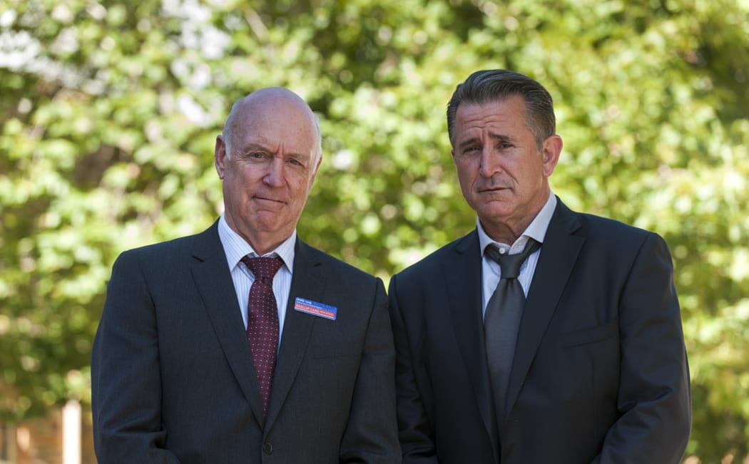 Anthony Lapaglia and John Clarke