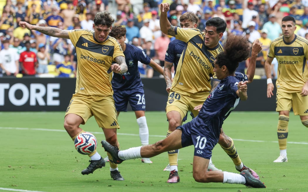 Dylan Manickum of Auckland City FC, FIFA Club World Cup USA 2025, Auckland City FC v Boca Juniors, Geodis Park, Nashville, Tuesday 24 June 2025. Photo: Shane Wenzlick / Photosport