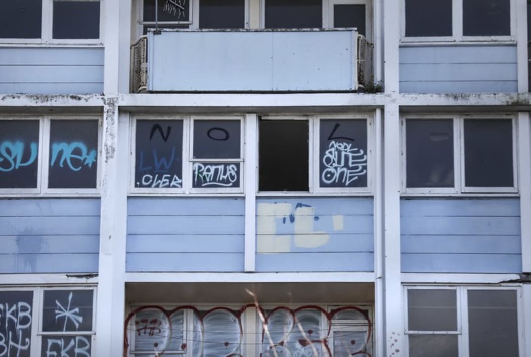 The flats were diagnosed with "concrete cancer" and evacuated in 2012.