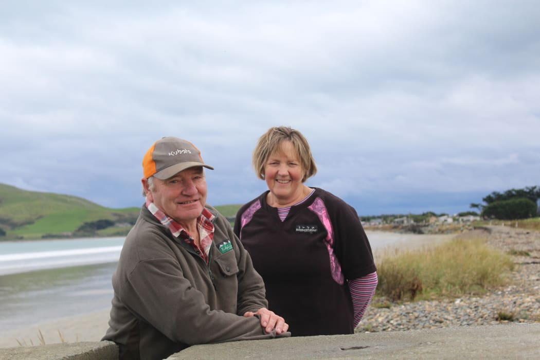 Alan and Deen McKay have been fighting Southland District Council over an eroding road and adjacent dump site in Colac Bay.
