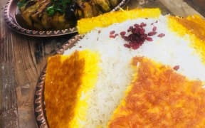 Iranian rice dish.