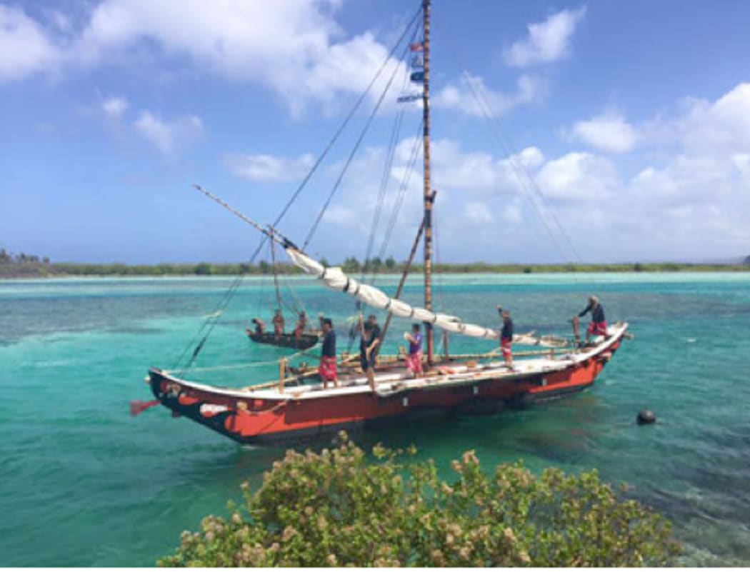 Traditional boat in the Marianas