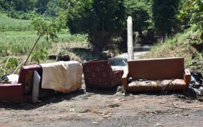 Flood damage Fiji
