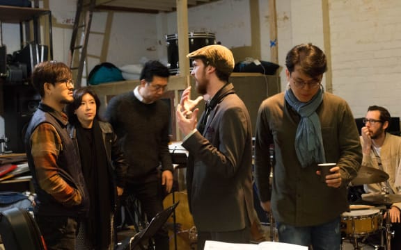 The Jac & Black String rehearsal