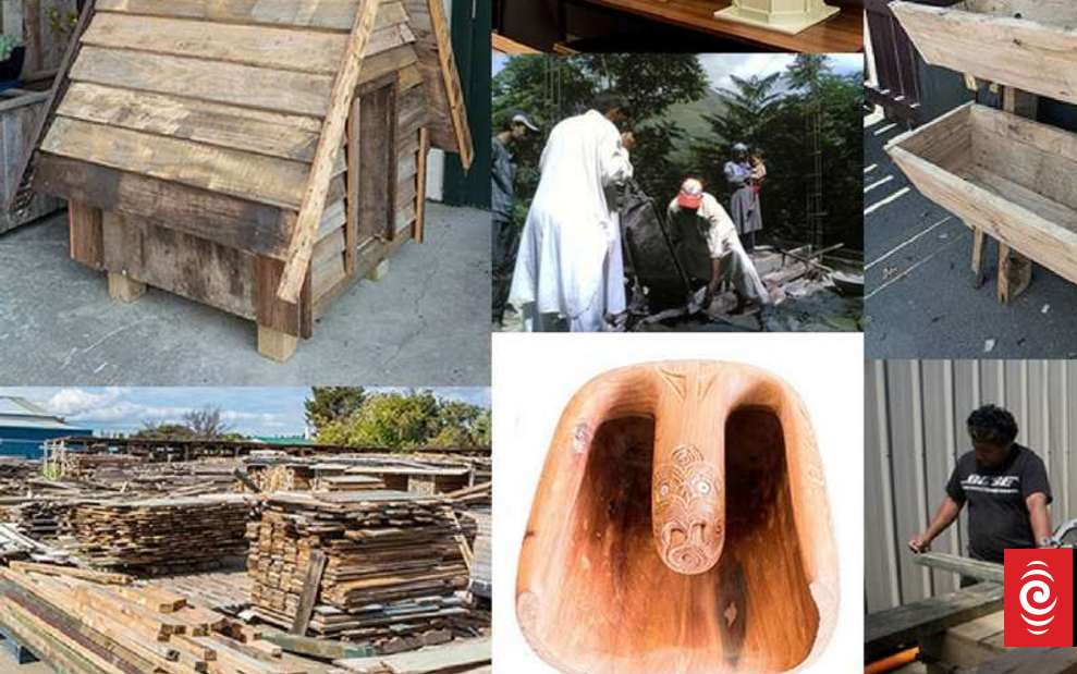 Rescuing timber from the landfill one beam at a time | RNZ