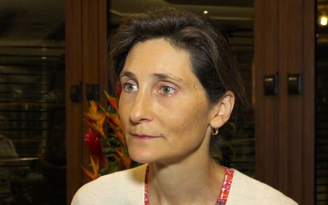 French sports minister Amélie Oudéa-Castéra.