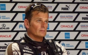 Team New Zealand skipper Dean Barker, America's Cup San Francisco 2012.
