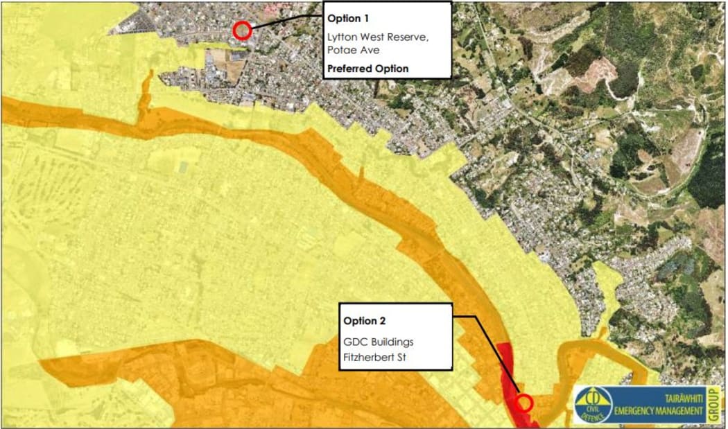 The new centre will be located outside the mapped tsunami inundation zone.