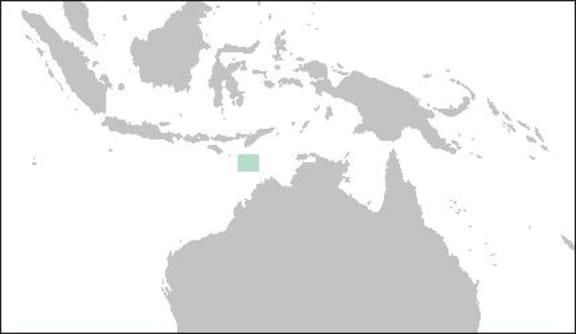 The position of the Territory of Ashmore and Cartier Islands.