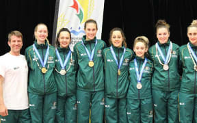 Australia won thirteen medals in taekwondo at the Pacific Games in Port Moresby, in a total haul of 47 medals.