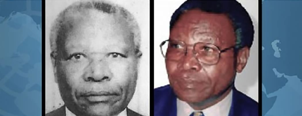 A handout photo released by the IRMCT  shows Felicien Kabuga, one of the last key fugitives wanted over the 1994 Rwandan genocide
