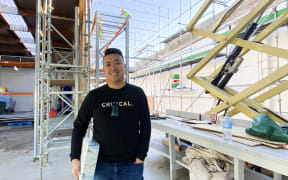 Rui Peng is feeling "thankful" despite the damage to his factory.