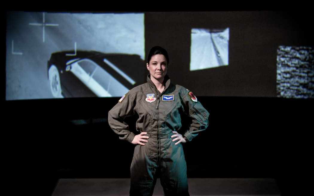 Actor Claire Chitham in Grounded