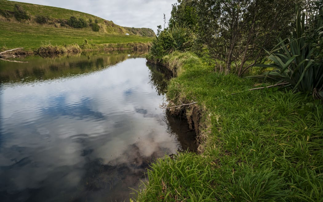 13082024 News Photo VANESSA LAURIE/STUFF

Timaru Stream at Weld Rd south of Oakura. Taranaki, river, beach, walkway, weld road.