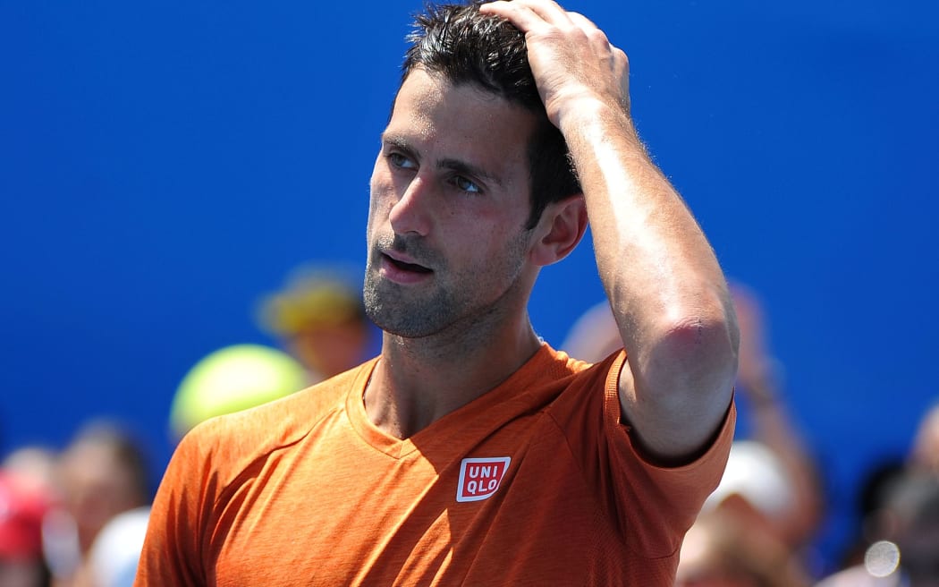 The tennis world number one Novak Djokovic.