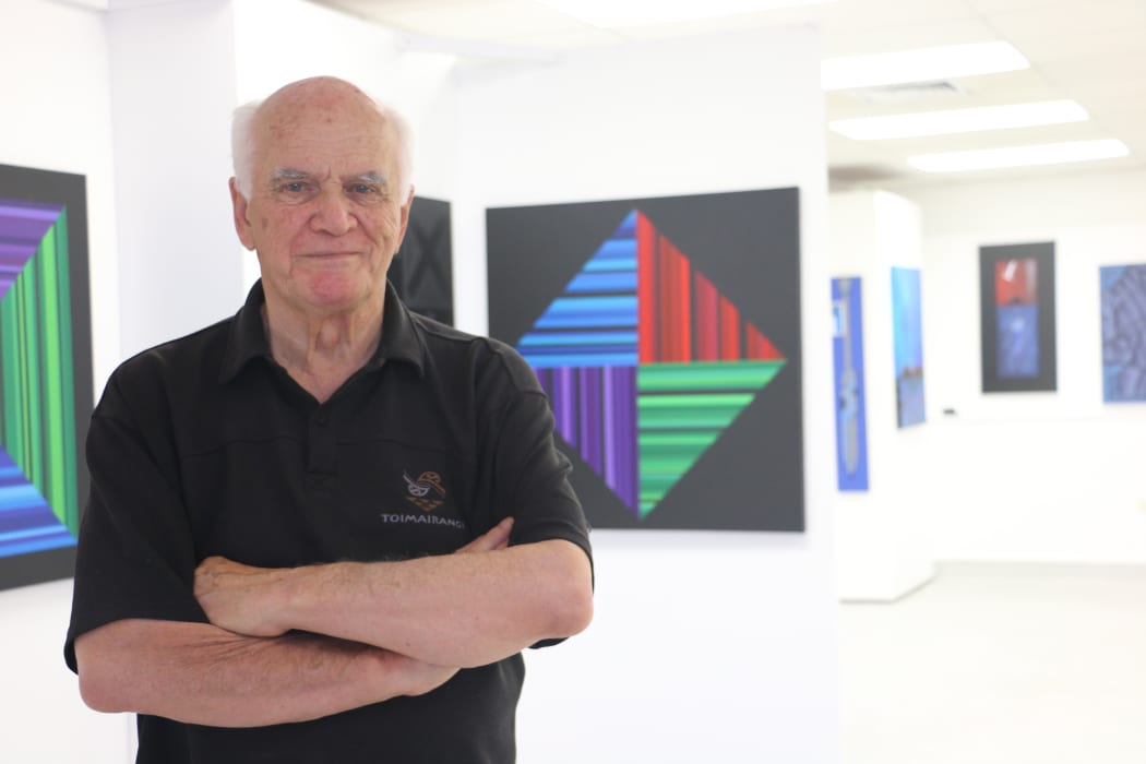 Dr Sandy Adsett at Tomairangi, the Māori Visual School at the Hastings campus of Te Wānanga o Aotearoa.
