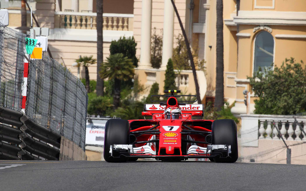 Sebastian Vettel in action at Monaco.