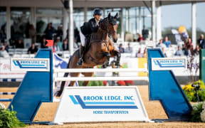Monica Spencer and Artist placed second at the 2025 Maryland 5 Star in the US. Photo by Shannon Brinkman Photography.
Photo conditions - one-time use with this story only!!!!!. NO archiving and must run with photo credit!!!!!