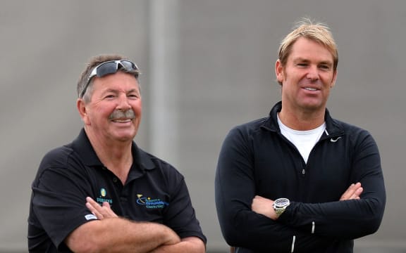 Rod Marsh and Shane Warne in 2013.