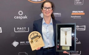 Porsche Davis, Supreme Award winner of the 2022 NZ Great Sausage competition.