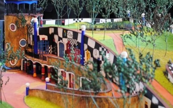 Model of Hundertwasser Centre