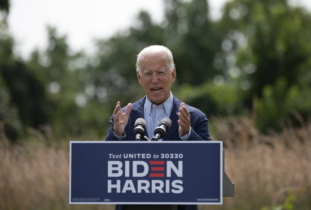 Joe Biden speaks about the urgent need to address climate change