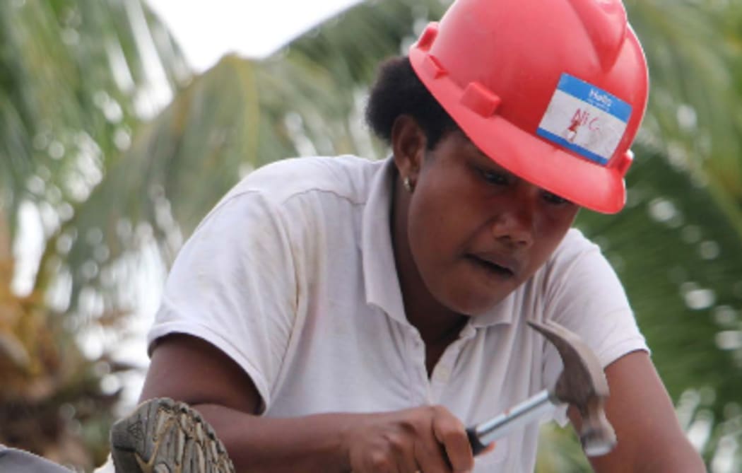 Disaster relief work on Fiji