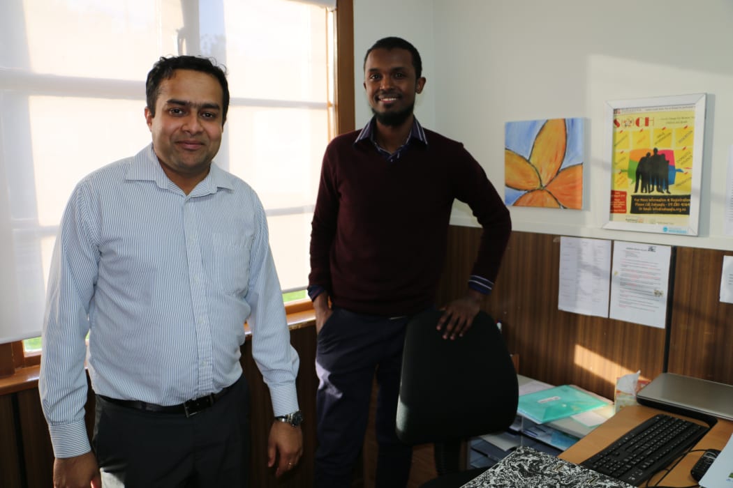 Empathy is crucial, Gandhi Nivas counselors Karthik Nandikoor and Oma Ali.
