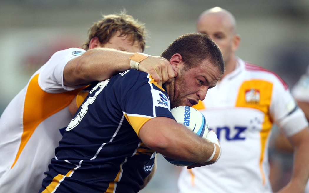 ACT Brumbies v Waikato Chiefs. Sport Rugby Union Super Rugby Representative Provincial. Canberra Stadium. 19 February 2011. =