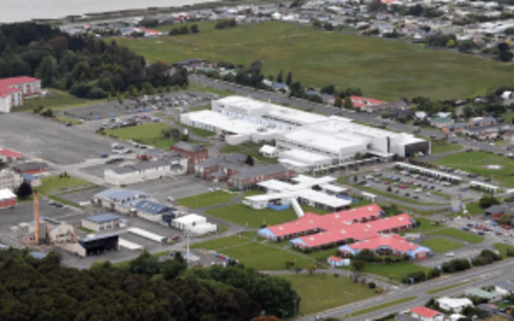 An aerial view of the hospital in the Invercargill suburb of Kew.