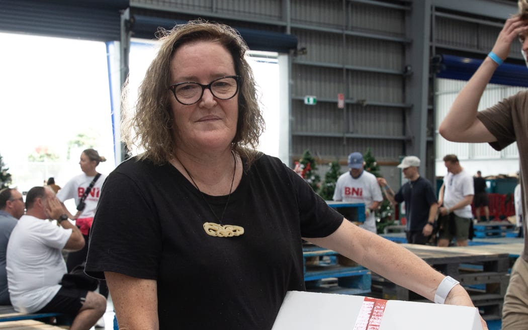 Angela Terrill received a Christmas parcel last year.