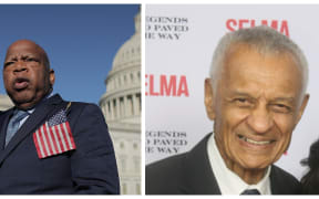 Rep John Lewis, left, and CT Vivian.