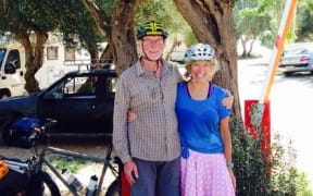 Janie Cook and her husband