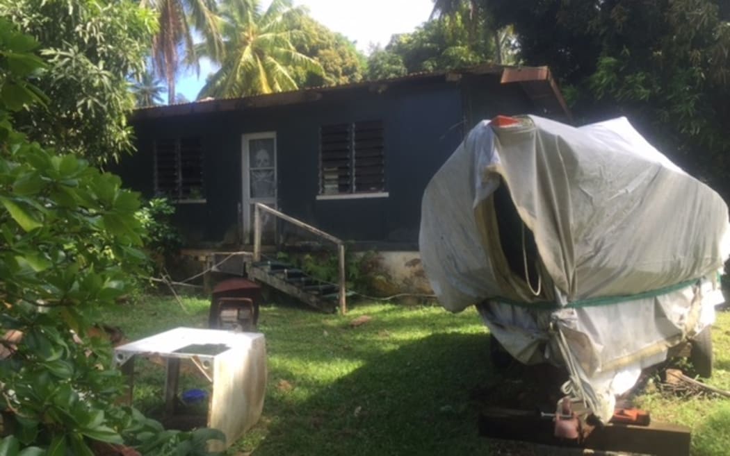 The Rarotonga home of Chris Rimamotu, an escaped prisoner who killed himself following a standoff with police after he had murdered a couple who lived two houses away.