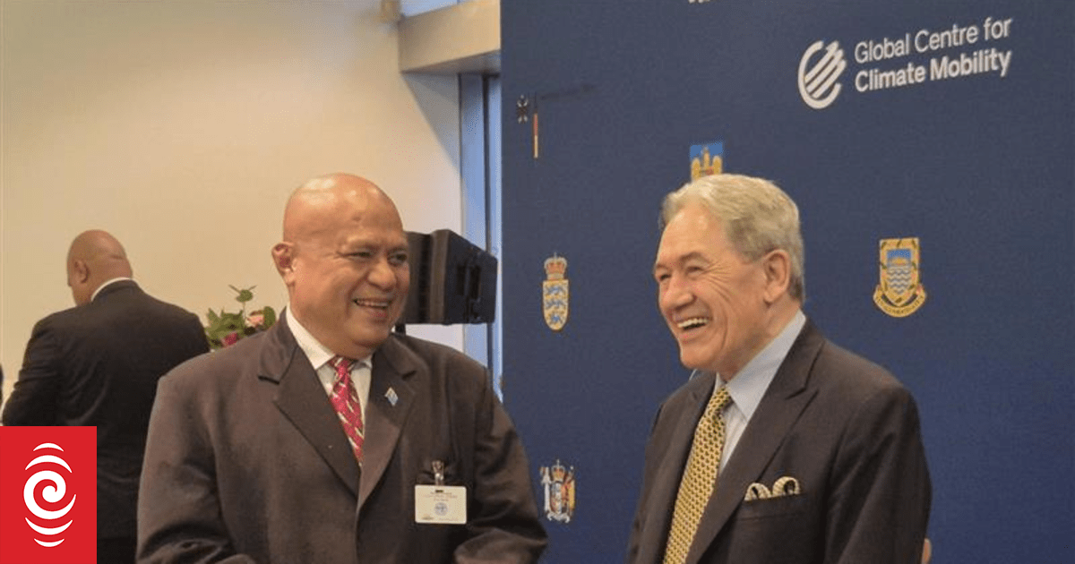 Winston Peters says Pacific leaders are 'realists' about climate