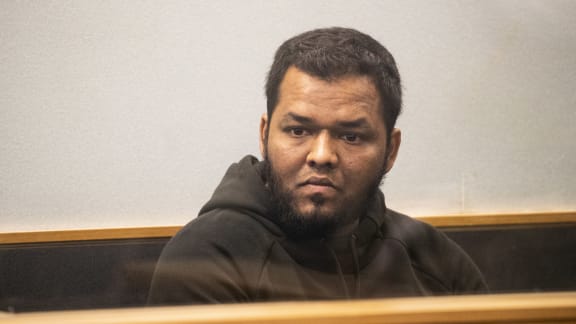Ahmed Aathill Mohamed Samsudeen appears in the High Court in Auckland on 7 August 2018.