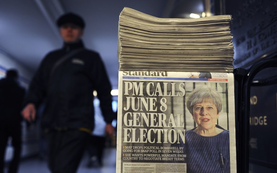 UK Prime Minister Theresa May made the surprise announcement that there would be an early election last night.