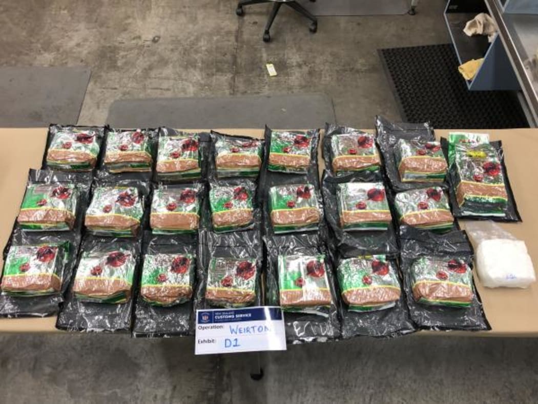 613 kilograms of methamphetamine was seized by police and Customs at the border during Operation Weirton.