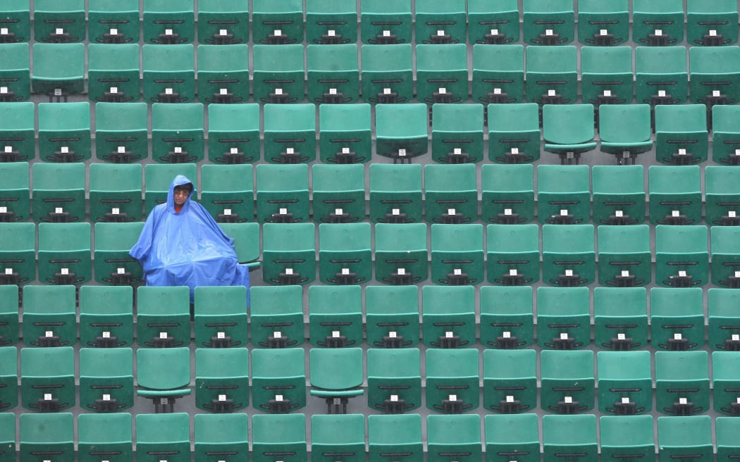 Rainy day at Roland Garros