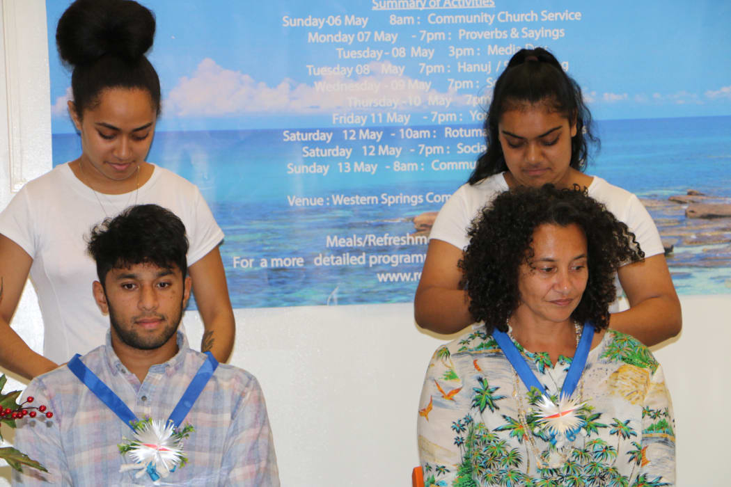 Rotuma Language Week. Ngaire Fuata and Rocky Khan