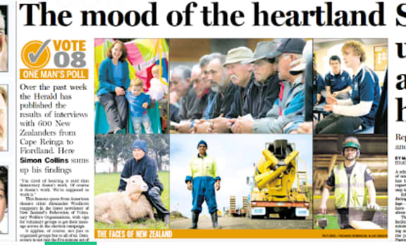 Part of a Herald series from 2008 for which 600 people nationwide were interviewed.